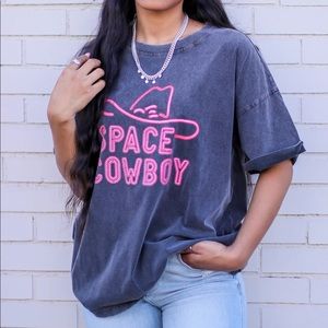 Space Cowboy boxy oversize tee